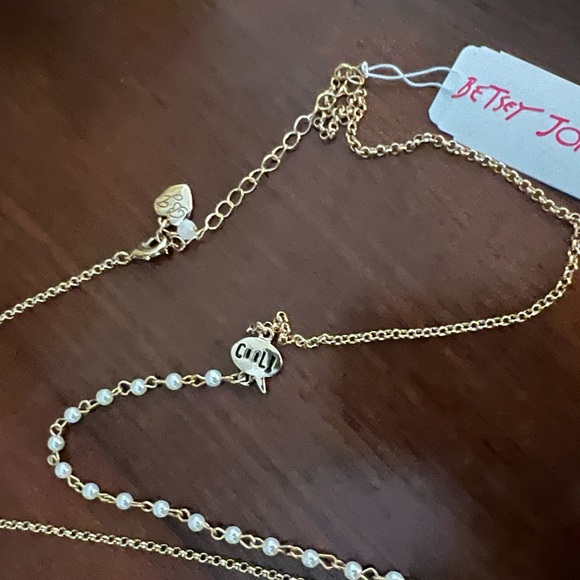 Betsy Johnson Owl Pendant Necklace.Black & Silver.Brand new with tags. - Picture 6 of 10